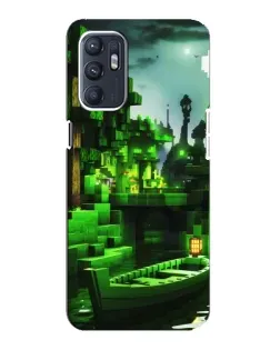 Чехол для ZTE Blade A31 Plus с картинкой «Minecraft лесной пейзаж»