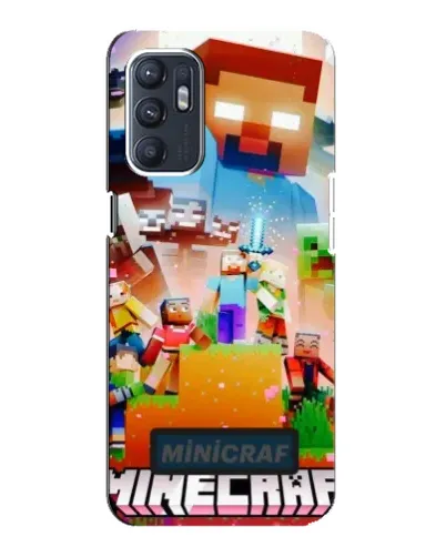 Чехол для ZTE Blade A31 Plus с картинкой «Minecraft герои игры»