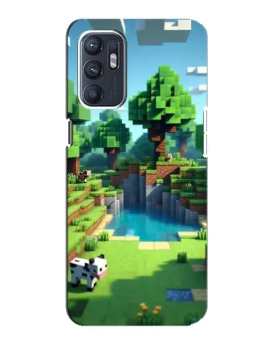 Чехол для ZTE Blade A31 Plus с картинкой «Minecraft летний день»