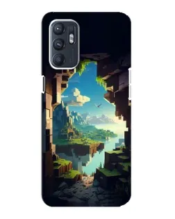 Чехол для ZTE Blade A31 Plus с картинкой «Вид из пещеры»