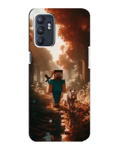 Чехол для ZTE Blade A31 Plus с картинкой «Стив в лесу»