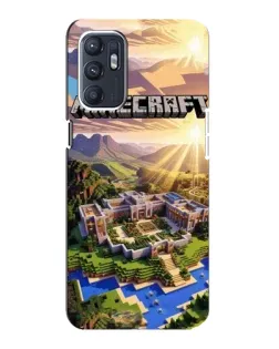 Чехол для ZTE Blade A31 Plus с картинкой «Minecraft панорама»