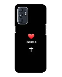 Чохол для ZTE Blade A31 Plus з картинкою «Серце - Jesus»