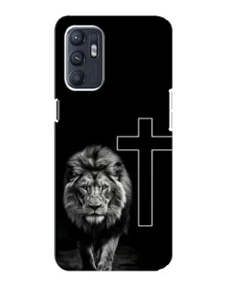 Чохол для ZTE Blade A31 Plus з картинкою «Лев та Хрест»