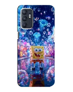 Чехол для ZTE Blade A31 Plus с картинкой «Неоновый океан»
