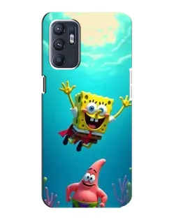 Чохол для ZTE Blade A31 Plus з картинкою «Спанч Боб під водою»
