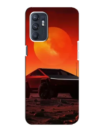 Чохол для ZTE Blade A31 Plus з картинкою «Cybertruck на Марсі»