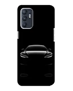 Чохол для ZTE Blade A31 Plus з картинкою «Силует Tesla Night»
