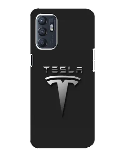 Чохол для ZTE Blade A31 Plus з картинкою «Сталевий логотип Tesla»