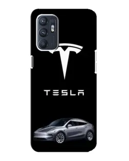 Чохол для ZTE Blade A31 Plus з картинкою «Tesla Model Y»