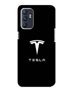 Чохол для ZTE Blade A31 Plus з картинкою «Tesla White Logo»