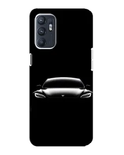 Чохол для ZTE Blade A31 Plus з картинкою «Фари Tesla Night»