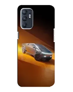 Чохол для ZTE Blade A31 Plus з картинкою «Cybertruck у пустелі»