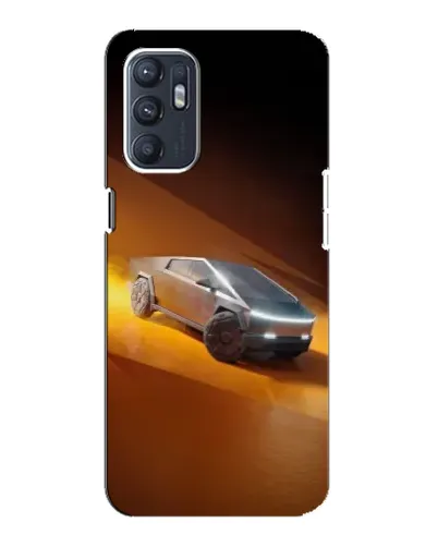 Чохол для ZTE Blade A31 Plus з картинкою «Cybertruck у пустелі»