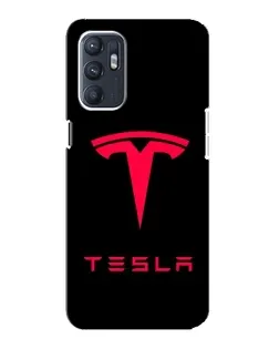 Чохол для ZTE Blade A31 Plus з картинкою «Tesla Red Logo»