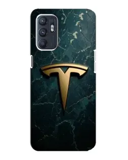 Чохол для ZTE Blade A31 Plus з картинкою «Мармурова Tesla Gold»