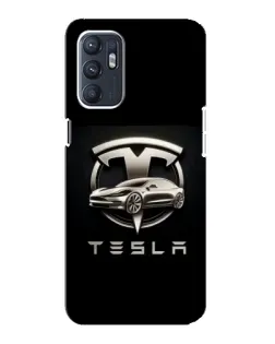 Чохол для ZTE Blade A31 Plus з картинкою «Tesla — срібне авто»