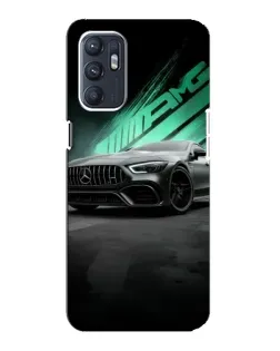 Чохол для ZTE Blade A31 Plus з картинкою «Темний Mercedes AMG»