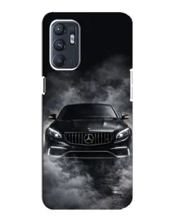 Чохол для ZTE Blade A31 Plus з картинкою «Mercedes у диму»