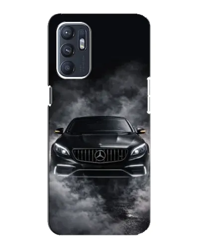 Чохол для ZTE Blade A31 Plus з картинкою «Mercedes у диму»