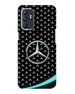 Чохол для ZTE Blade A31 Plus з картинкою «Mercedes — бірюзовий акцент»