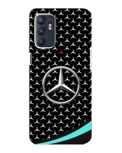 Чохол для ZTE Blade A31 Plus з картинкою «Mercedes — бірюзовий акцент»