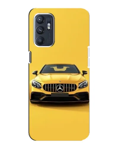 Чохол для ZTE Blade A31 Plus з картинкою «Жовтий Mercedes GT»