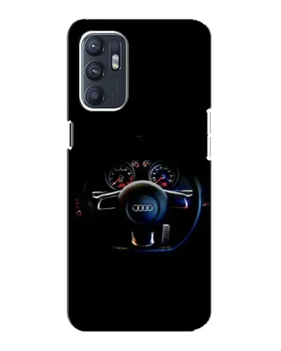 Чехол для ZTE Blade A31 Plus с картинкой «Салон Audi — руль»