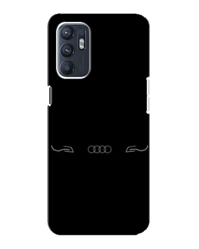 Чехол для ZTE Blade A31 Plus с картинкой «Audi — световой подпись»