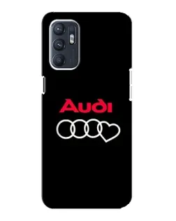 Чохол для ZTE Blade A31 Plus з картинкою «Логотип Audi Heart»