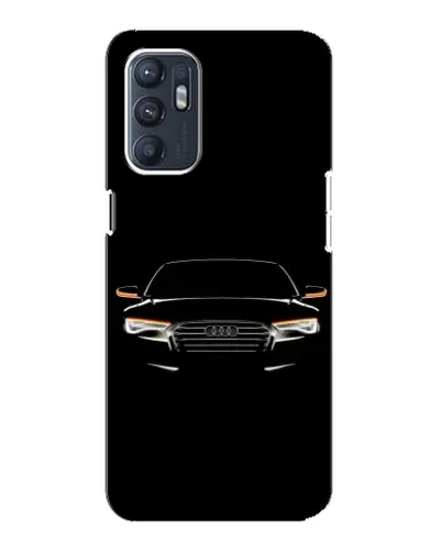 Чехол для ZTE Blade A31 Plus с картинкой «Audi — ночной контур»