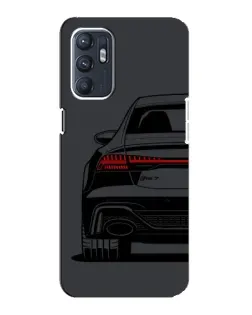 Чехол для ZTE Blade A31 Plus с картинкой «Задняя часть Audi — арт»