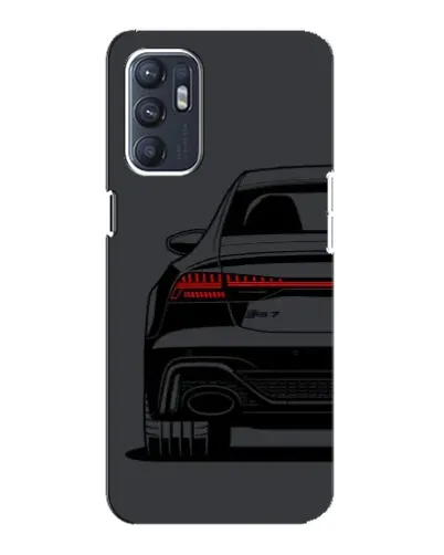 Чехол для ZTE Blade A31 Plus с картинкой «Задняя часть Audi — арт»