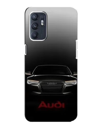 Чехол для ZTE Blade A31 Plus с картинкой «Audi — градиентный контур»