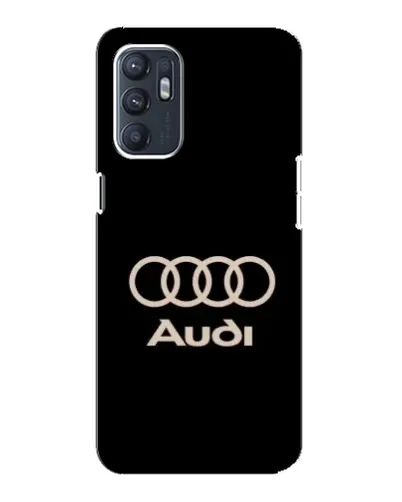 Чехол для ZTE Blade A31 Plus с картинкой «Audi — золотой логотип»