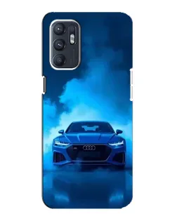 Чехол для ZTE Blade A31 Plus с картинкой «Audi — голубая энергия»