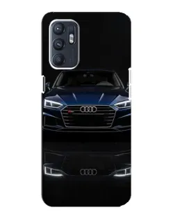 Чехол для ZTE Blade A31 Plus с картинкой «Audi — ночное отражение»