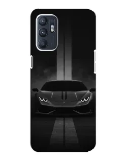 Чехол для ZTE Blade A31 Plus с картинкой «Lamborghini симметрия дорог»