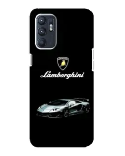 Чехол для ZTE Blade A31 Plus с картинкой «Логотип Lamborghini классика»