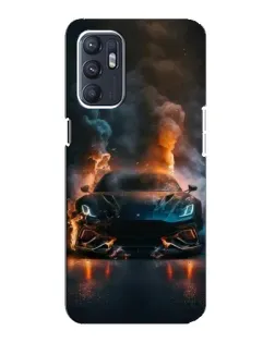 Чехол для ZTE Blade A31 Plus с картинкой «Lamborghini дымная эстетика»