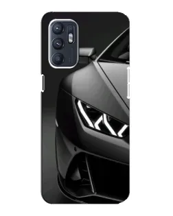 Чехол для ZTE Blade A31 Plus с картинкой «Lamborghini фары детализация»