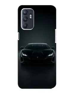 Чехол для ZTE Blade A31 Plus с картинкой «Черный Lamborghini Aventador»