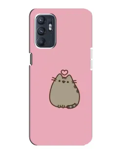 Чехол для ZTE Blade A31 Plus с картинкой «Pusheen сердце»