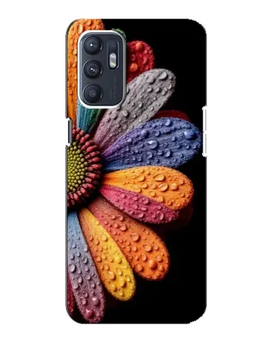 Чехол для ZTE Blade A31 Plus с картинкой «Радужный цветок»