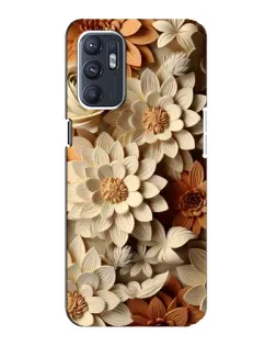 Чехол для ZTE Blade A31 Plus с картинкой «Бежевый флористический декор» Чехол для ZTE Blade A31 Plus с картинкой «Бежевый флористический декор»
