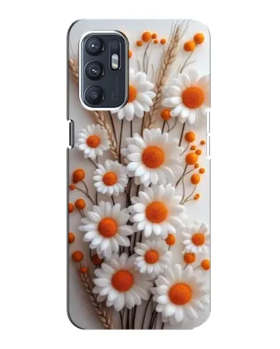 Чехол для ZTE Blade A31 Plus с картинкой «Белые сухоцветы»