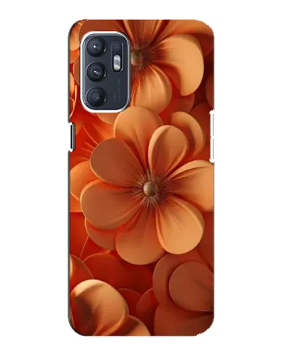 Чехол для ZTE Blade A31 Plus с картинкой «Оранжевый макро цветок»