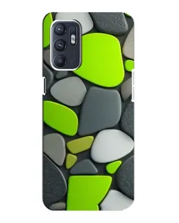 Чохол для ZTE Blade A31 Plus з картинкою «Яскрава неонова галька»