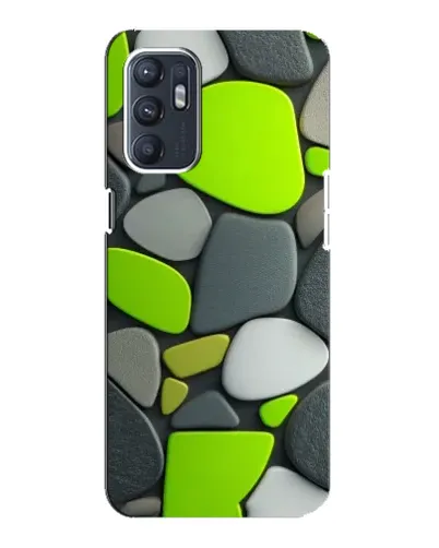 Чохол для ZTE Blade A31 Plus з картинкою «Яскрава неонова галька»