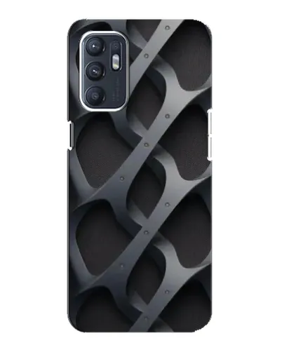 Чохол для ZTE Blade A31 Plus з картинкою «Об'ємне сіре плетіння»